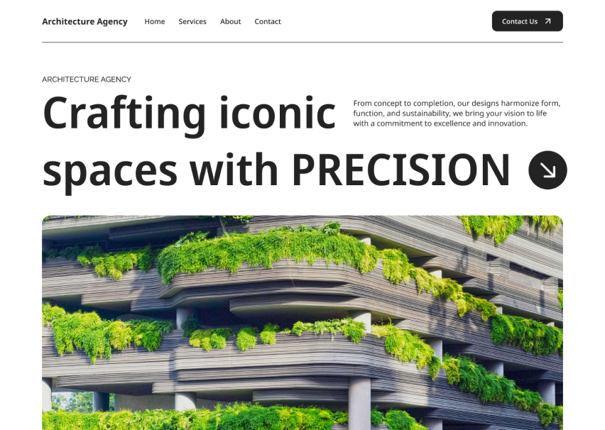 Architecture agency example