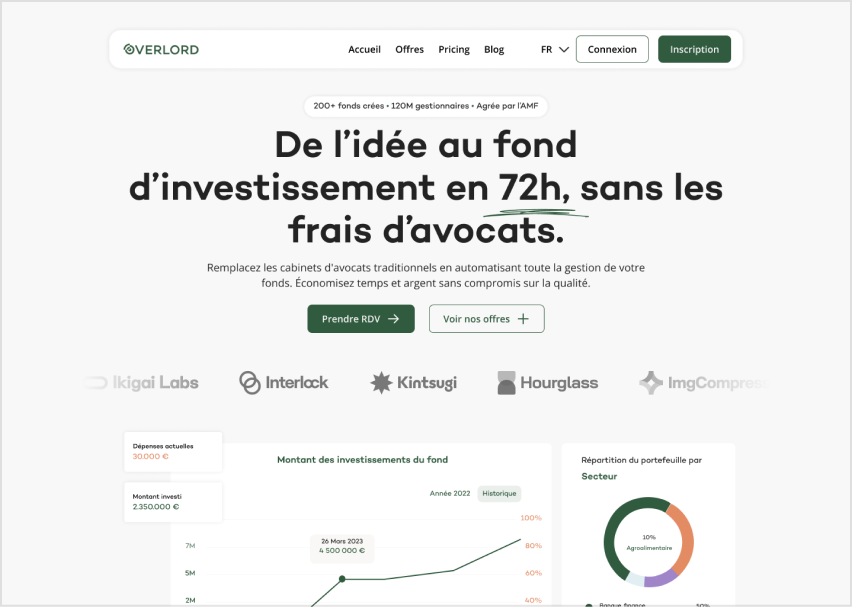 Overlord landing example